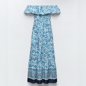 NWT Zara light cotton maxi dress